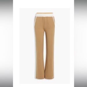 Cordova Striped merino wool blend track pants